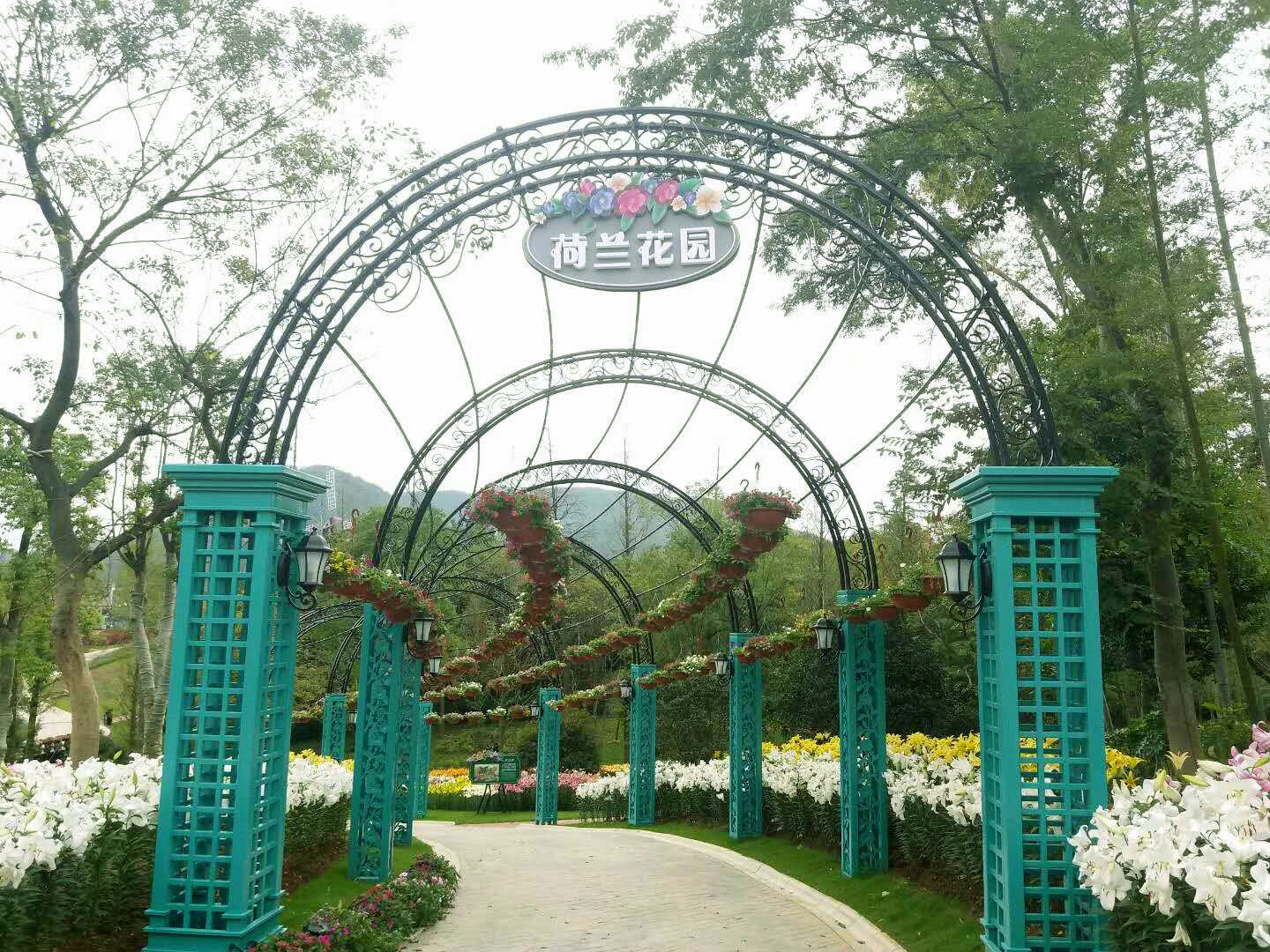 鐵藝景（jǐng）觀走廊